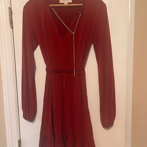 Michael Kors Burgundy Dress XS